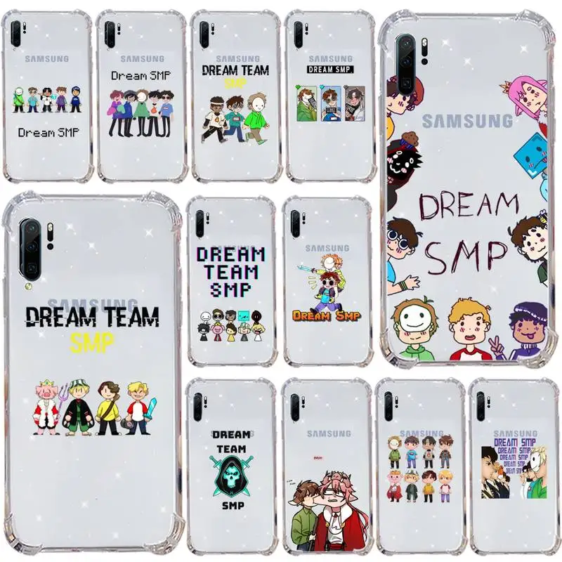 

Dream Smp new Phone Case Transparent For Samsung Galaxy A71 A21s S8 S9 S10 plus note 20 ultra