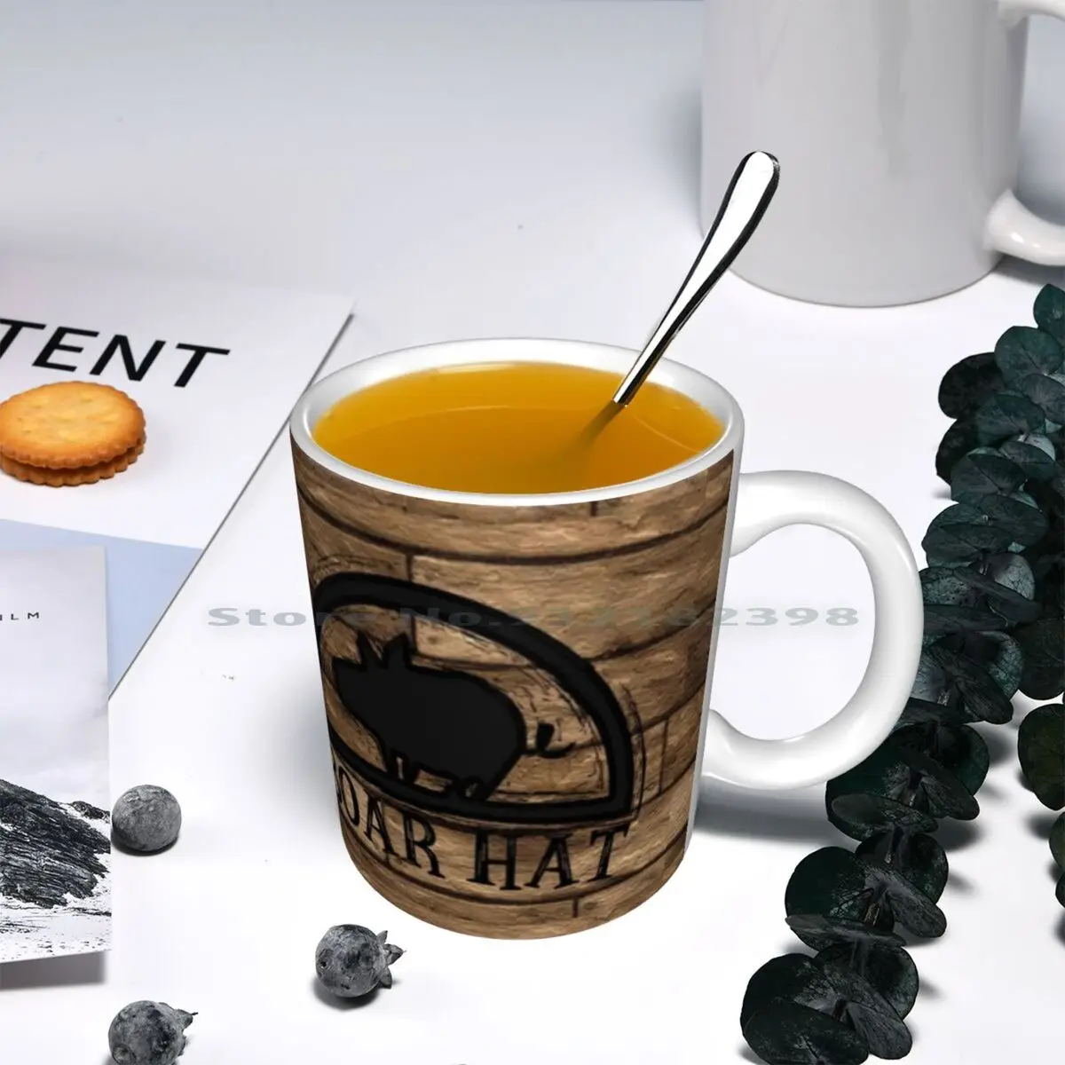 The Boar Hat Ceramic Mugs Coffee Cups Milk Tea Mug Nanatsu No Taizai Seven Deadly Sins Hawk Creative Trending Vintage | Дом и сад