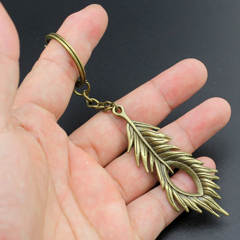 Hapiship 2018 женский/мужской модный винтажный брелок ручной работы с цветком розы