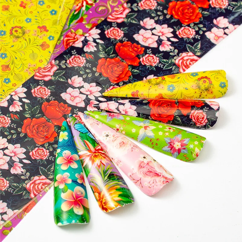 

Variety of nail art decoration Flower Star Sticker Japanese spring flowers Transfer paper star paper stickers