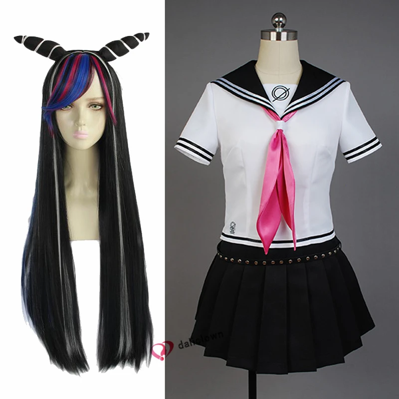 Парик для косплея миоды Ибуки из японского аниме данганронпа школьная форма