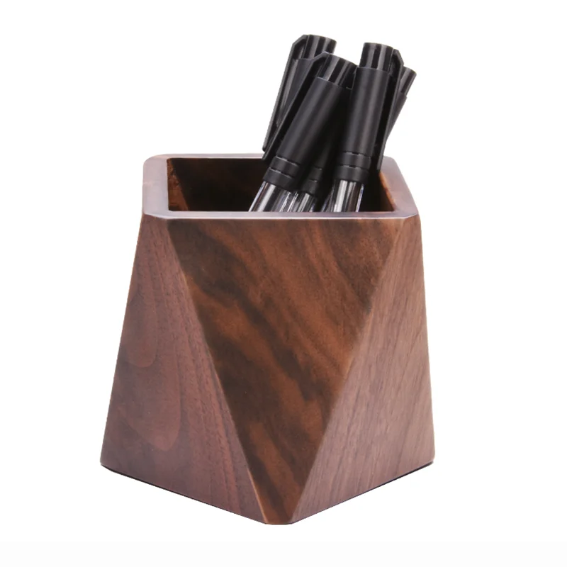 Скандинавский ореховый держатель для ручек шкатулка заметок визиток