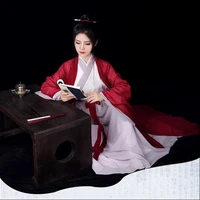 new hanfu dress women long robe ming dynasty ancient clothes traditional classical dance stage chinese traditional costume