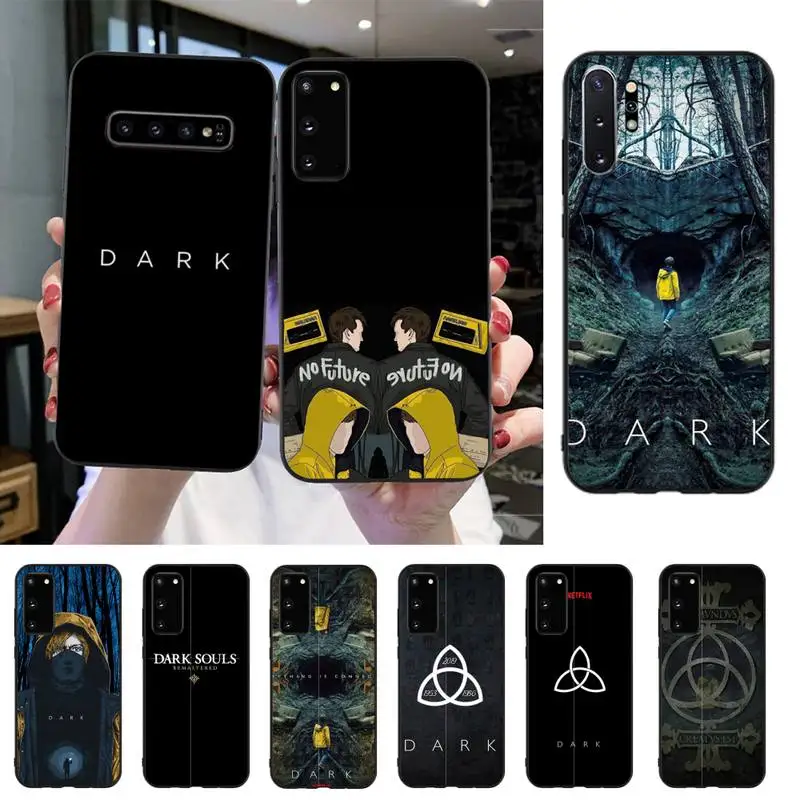 

YNDFCNB Best Sellers netflix Dark Phone Case For Samsung S20 S10 S8 S9 Plus S7 S6 S5 Note10 Note9 S10lite