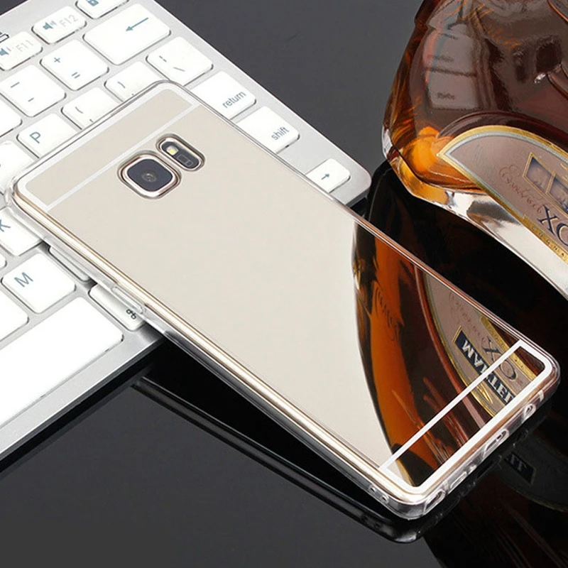Чехол с зеркальным эффектом для Samsung Galaxy A20 A30 A50 M20 S10 Note 10 S8 S9 Plus S7 S6 edge мягкий