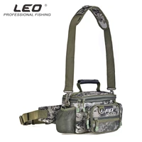 leo multifunctional fishing tackle bags single shoulder crossbody bag waist pack fish lures gear utility storage fishing bag