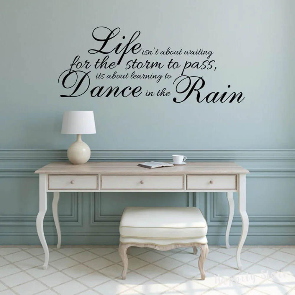 Вдохновляющие технические наклейки позитивная жизнь цитаты виниловые на стену