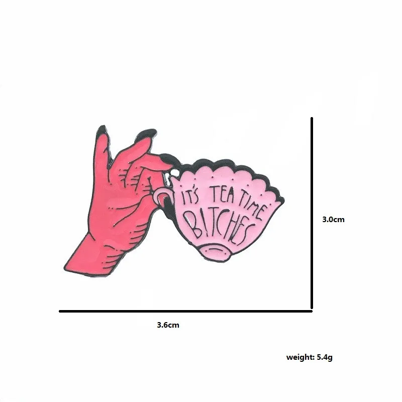Значки с героями мультфильмов буквы это время чая броши для мужчин креативная