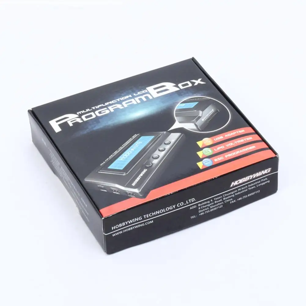 

RCtown 3 in1 Multifunction Professional LCD Program Box for ERUN and EZRUN Series Car ESC Hobbywing Upgraded