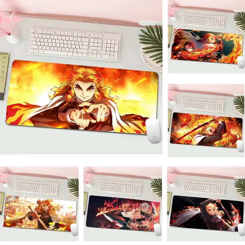 Прочный резиновый коврик для мыши kyoпрочный рассекающий демонов игровой XL
