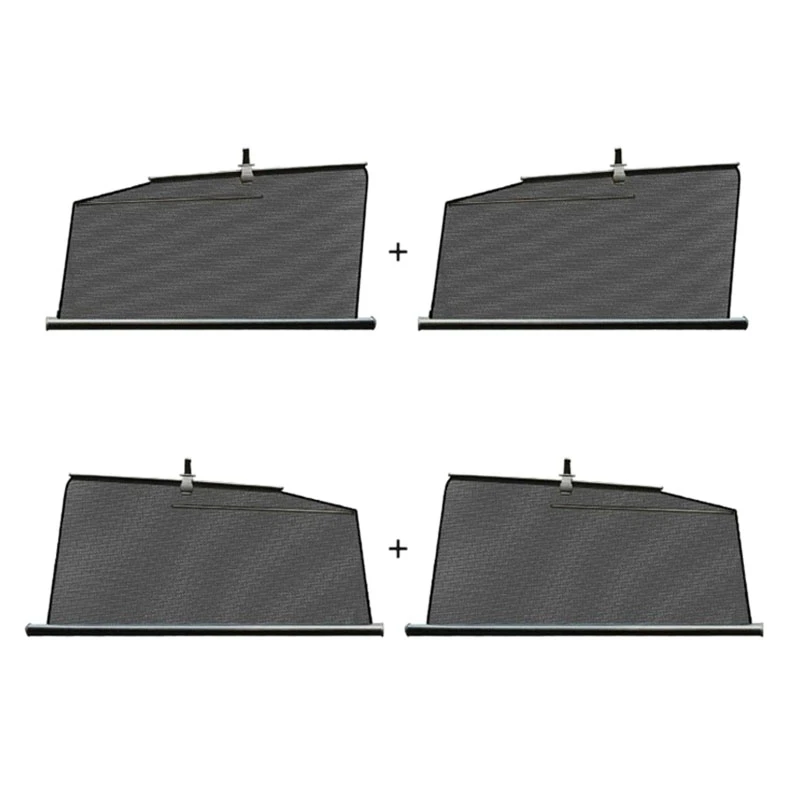 

AL22 -for Tesla Model S Window Sun Shade Front Rear Side Window Drape Roller Sunshade UV Rays Protection