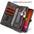 Новинка 2021, чехол для телефона iphone 1312 Pro Max Mini, мужской Роскошный чехол для телефона из натуральной кожи в деловом стиле, кошелек, чехол для телефона 2 в 1