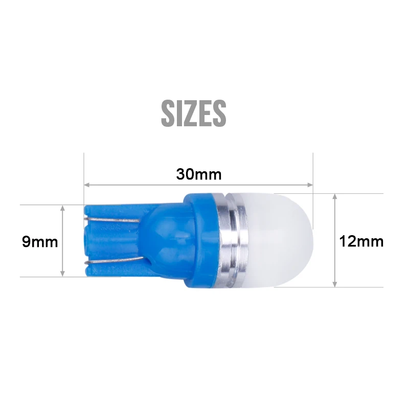hlxg Сигнал поворота 2 шт. W5W LED T10 194 168 Светодиодный стояночный габаритный свет 12V