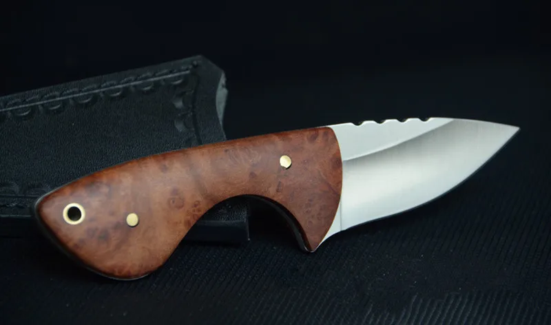 HS Tools D2 Сталь 60 HRC высокопрочный мини-прямой нож лучшие инструменты для