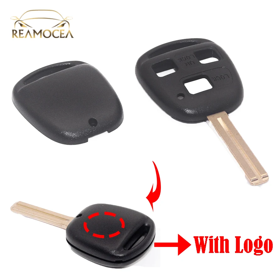 Buy Reamocea CLBT/C/245/2002 3 Button Short Uncut Blade Remote Key FOB Replacement Shell Case Fit for Lexus ES300 SC430 RX350 RX400h on