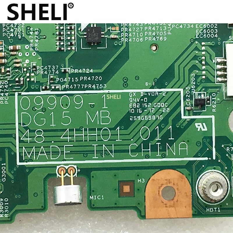 Шели для DELL N5010 Материнская плата ноутбука с 48.4HH01.011 CN-0VX53T 0VX53T VX53T HM57 HD5470 2G DDR3 100%