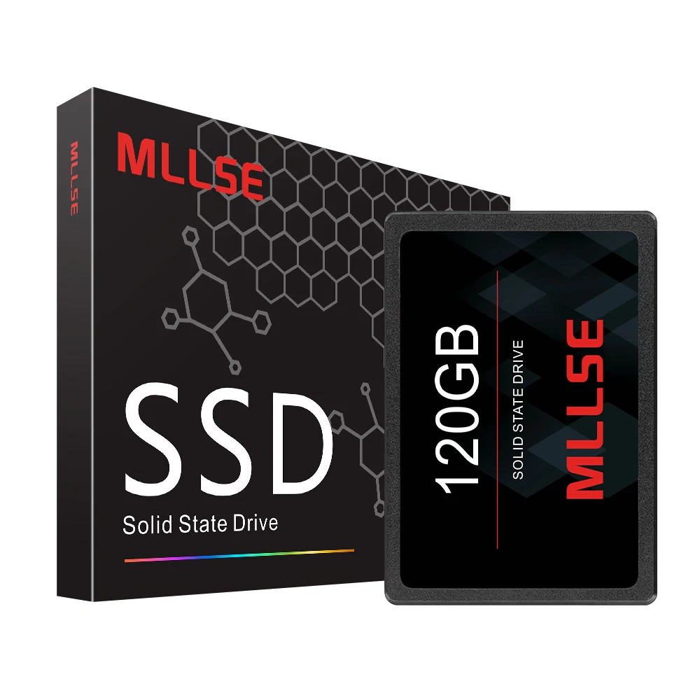 Твердотельный накопитель MLLSE ssd 2 5 дюйма 120 ГБ 512 256 sata III TLC 500|Внутренние