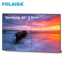 folaida 4k samsung tv 46 inch 3 5mm bezel to bezel lcd video wall big size ultra slim advertising displayers lcd monitor tv wall
