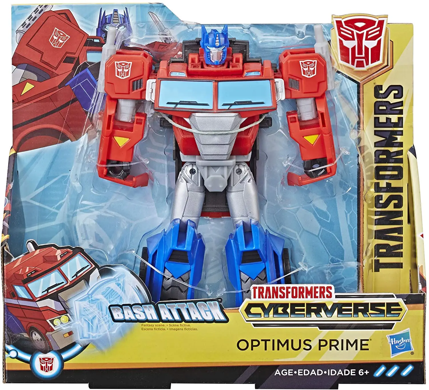 Трансформеры Cyberverse экшн фигурная модель атакеров атакеры Optimus Prime фигурка