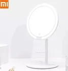 Mijia Портативный светодиодный макияж зеркало Яркость Регулируемая трехуровневая заполнить светильник беспроводной HD-зеркала заднего вида