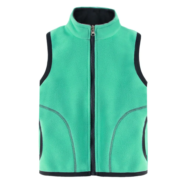 SAILEROAD 2-11Years Весна Осень Baby Toddler Boy Vest Сплошные цвета Дети Дети Мальчики Девочки Водолазка Жилет с молнией