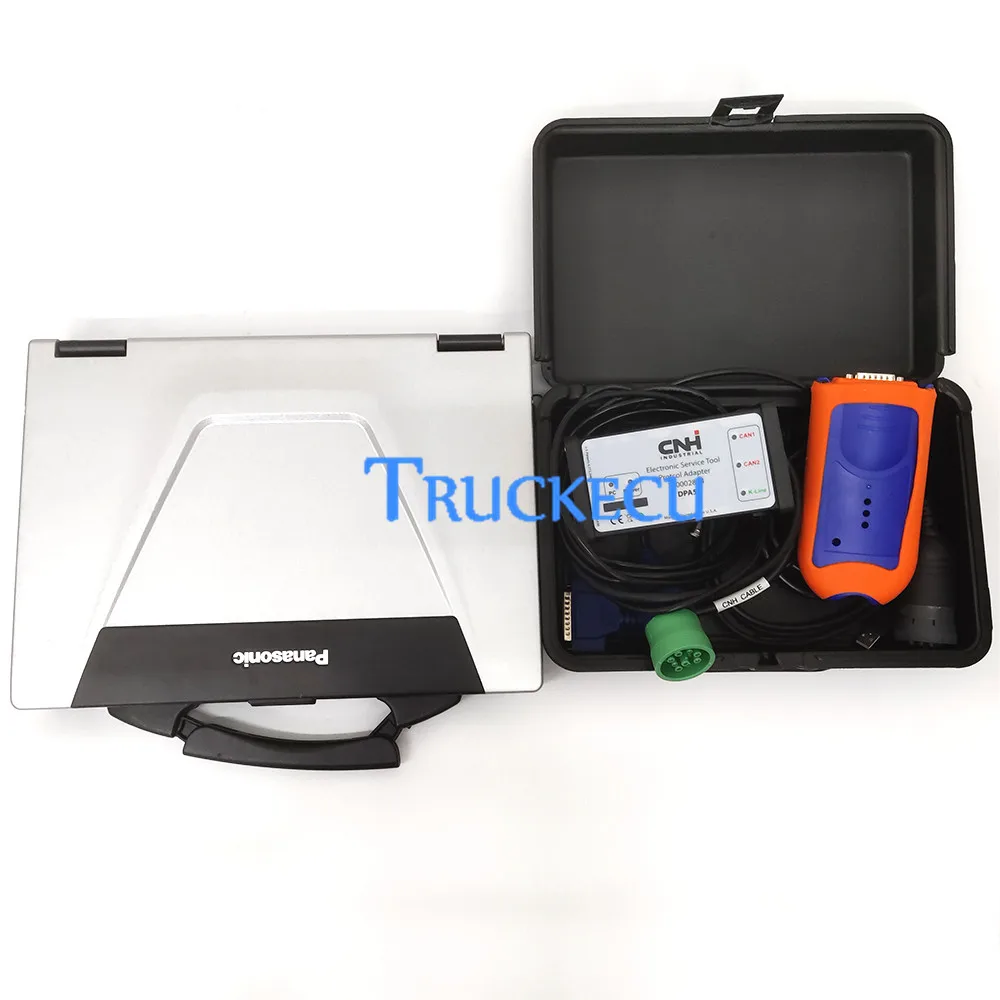 

9.4 CNH Est Diagnostic Kit New Holland case+5.2 JD Service Advisor JD edl v2 CNH EST DPA5 diagnostic tool+Thoughbook CF52 laptop