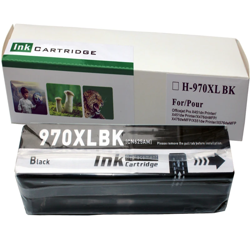 Сменный чернильный картридж HP970 HP970XL HP971 HP971XL для hp Officejet Pro X451dn X451dw X476dn