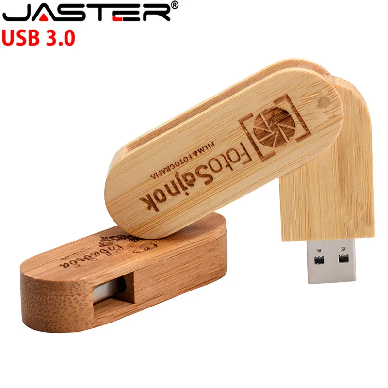Корабль USB 3 0 с логотипом на заказ Деревянный вращающийся usb + коробка флеш