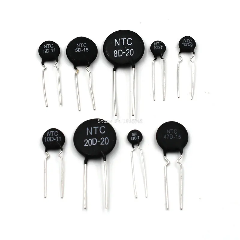 10 шт. Термальность резистора NTC 5D 11 10D 9 47D 15 20 13 8D 7 MF11 103 33D 12 20D 20|Резисторы| |