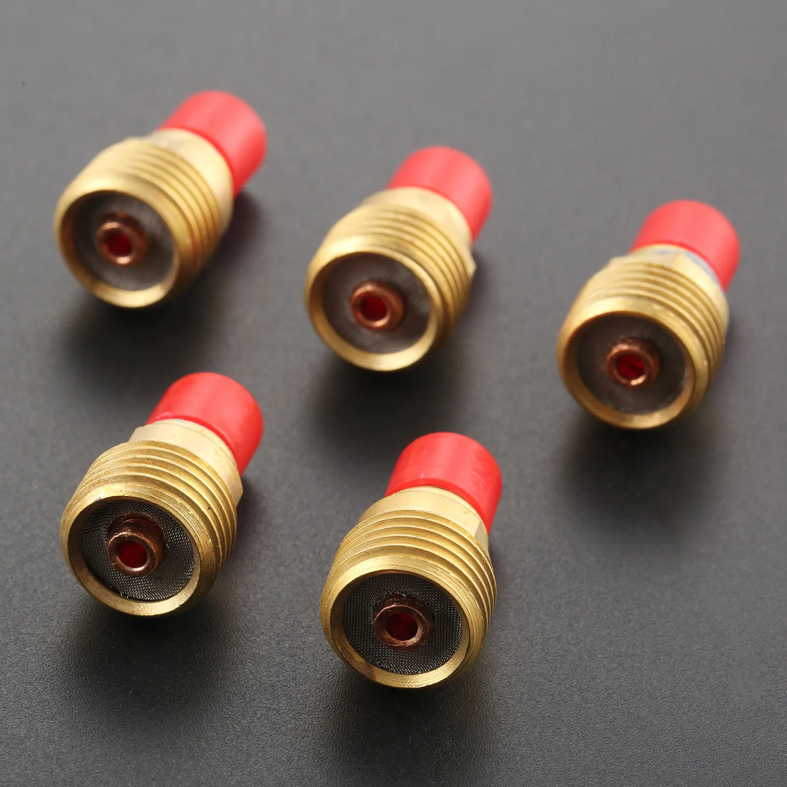 

5Pcs 45V44 (3/32inch) Gas Lens Collet Bodies 45V44 (3/32inch) For TIG Torch 9/20/24/25 For 3/32inch Tungsten Electrode