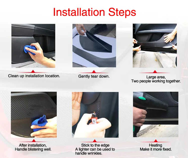 Стайлинг автомобиля внутренняя наклейка на боковую дверь защита от ударов