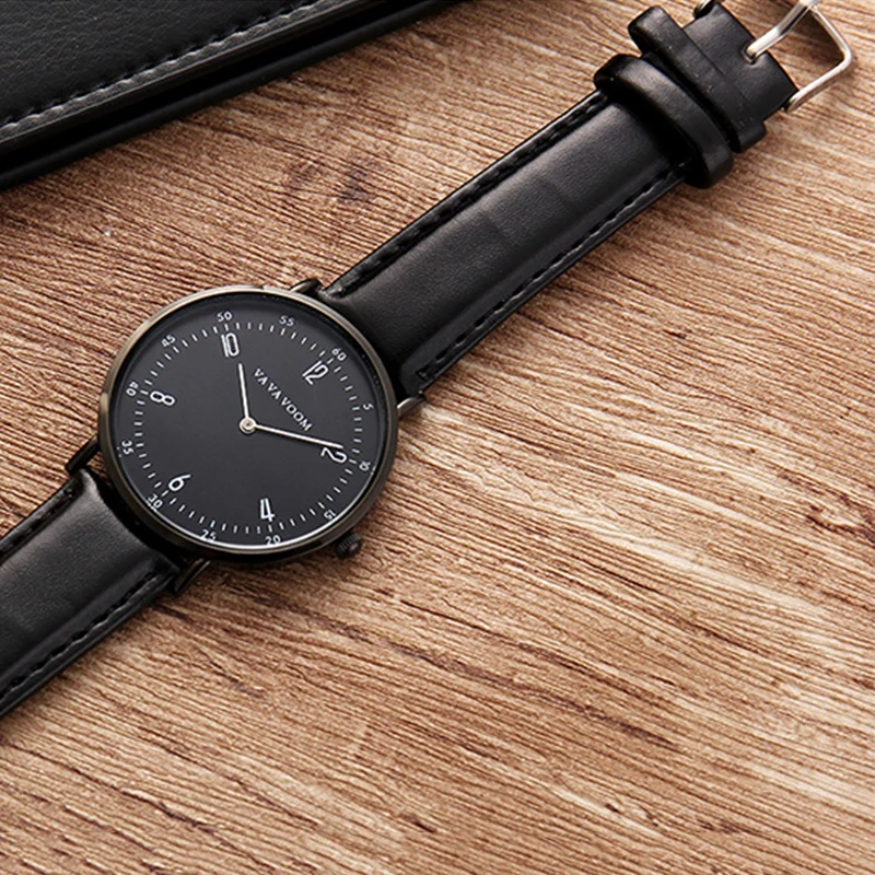 Кварцевые часы мужские модные простые повседневные Дата сплав чехол