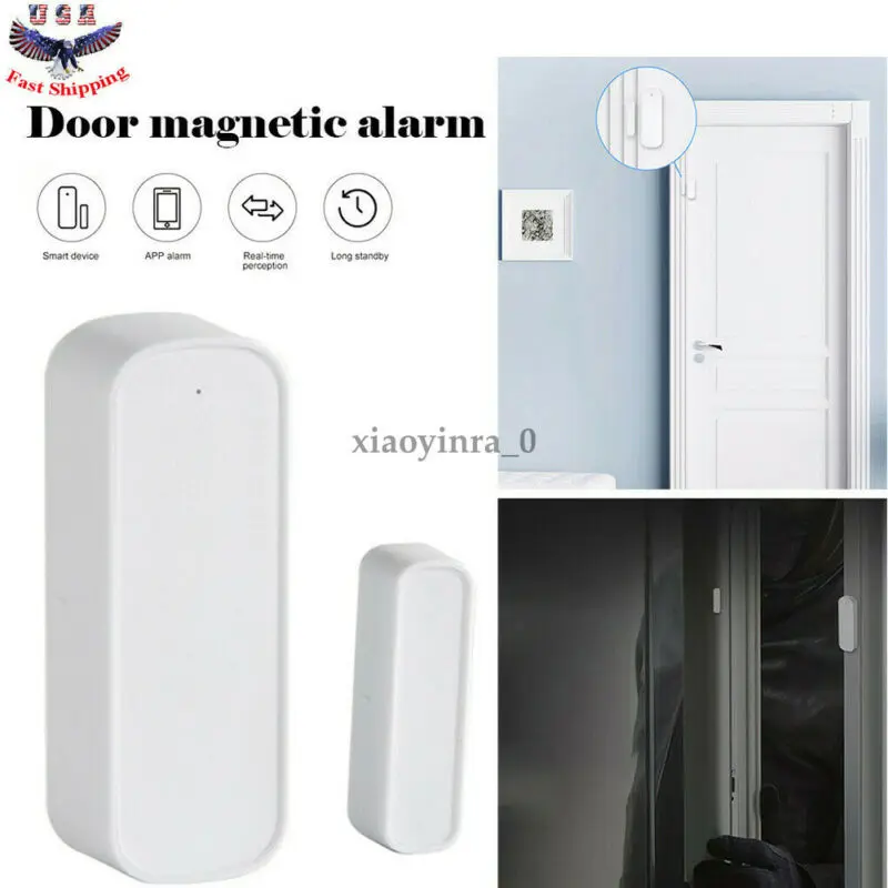 

Wireless Door Open Sensor Alarm Chime Security Home Window Entry Alert for Shop Wifi Security APP Remote Control Alarm System