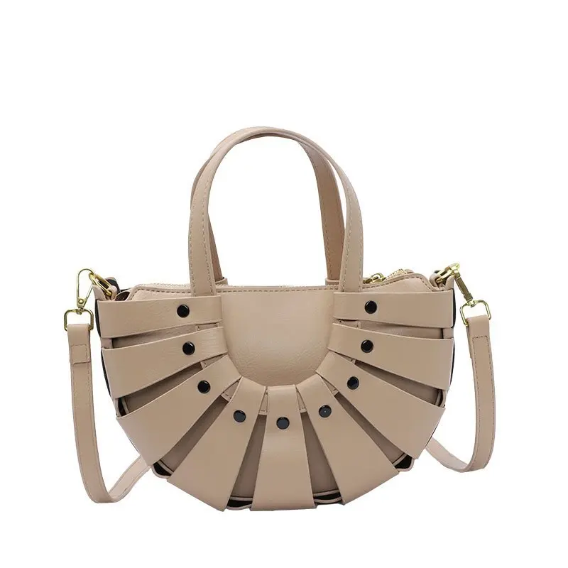 

Luxury Fashion Women Crossbody Bag Crocodile Semicircle Shell Bags Soft Leather Shoulder Bags For Ladies Handbags Designer