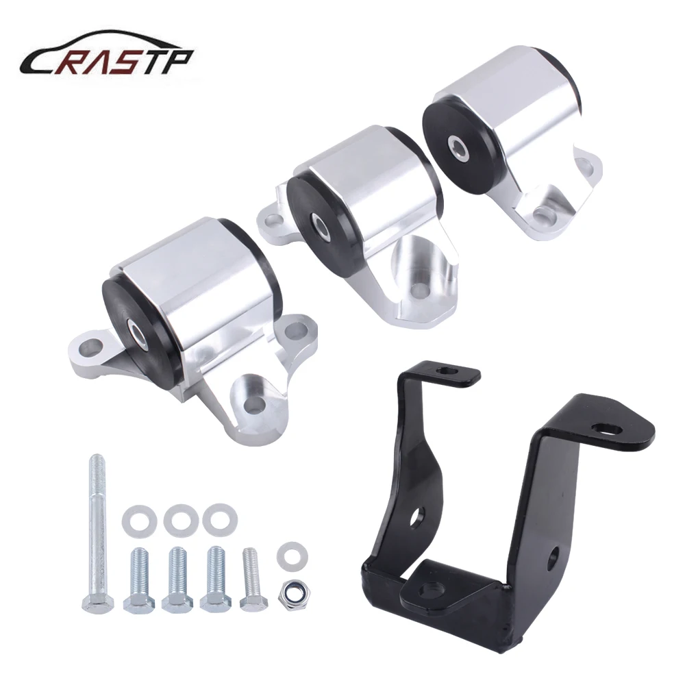

RASTP-Engine Swap Mount Kit (2-bolt Left Mount) Fit for 1996-2000 HONDA CIVIC D16 B16 B18 B20 EK D-Series or B-Series RS-EM1004