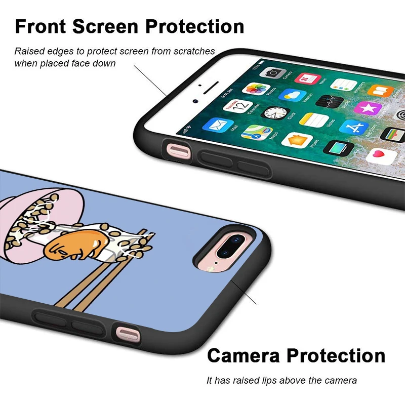 Чехол для телефона iphone 11 Pro Max XR XS MAX X Lazy egg Apple 8 7 6 5S s Plus Силиконовый ТПУ