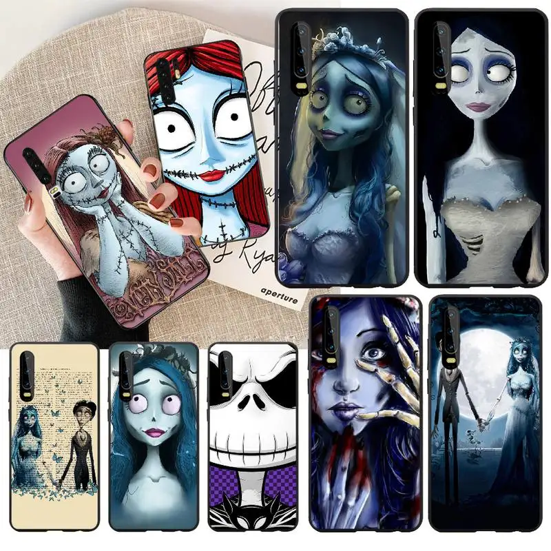 NBDRUICAI Обложка трупа невесты черный мягкий чехол для телефона Huawei Honor 20 10 9 8 8x 8c 9x 7c 7a