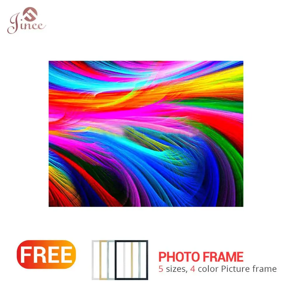 

5D алмазная вышивка, красочный абстрактный узор, вышивка крестиком, алмазная живопись «сделай сам», мозаика стразы, украшение для дома