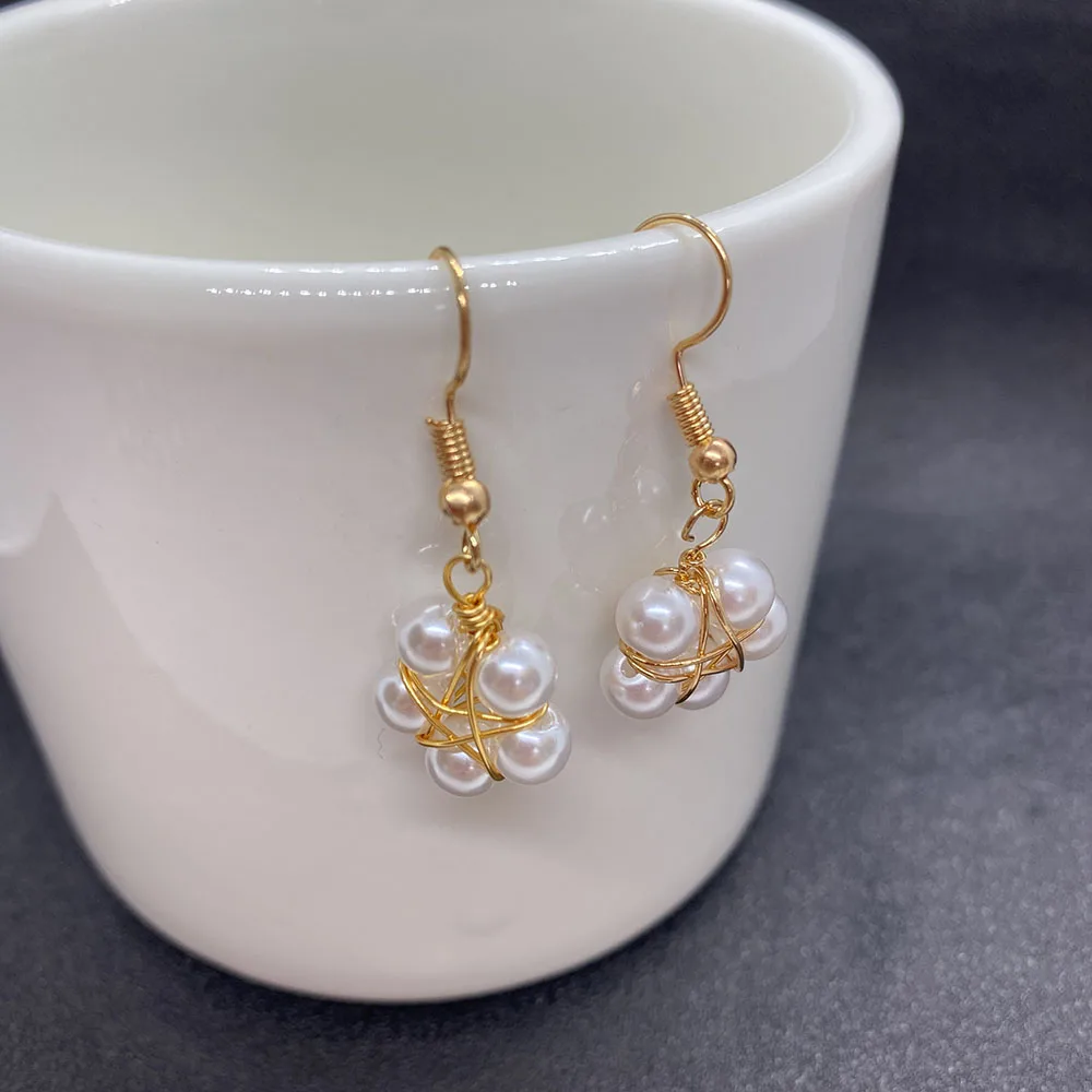 Женские серьги с кристаллами ручной работы ювелирные изделия 1 роскошное