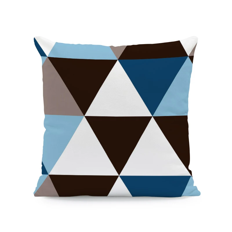 Гламурная Геометрическая наволочка цветная красная со стразами и стрелками