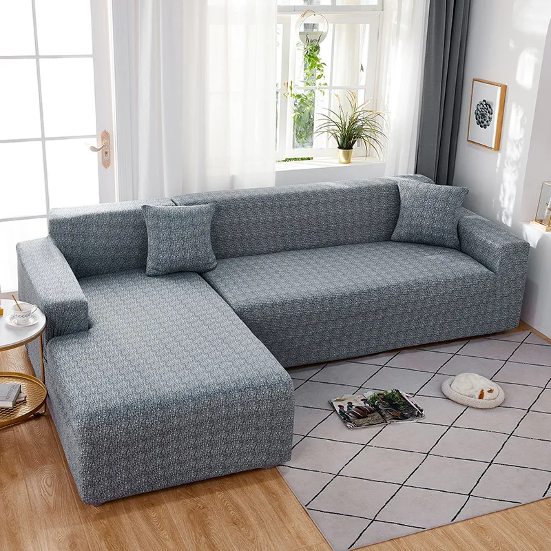 

European Style L-shape Sofa Sleeve All-inclusive Elastic Sofa Cover Bean bag cover Furniture protector Home accessories