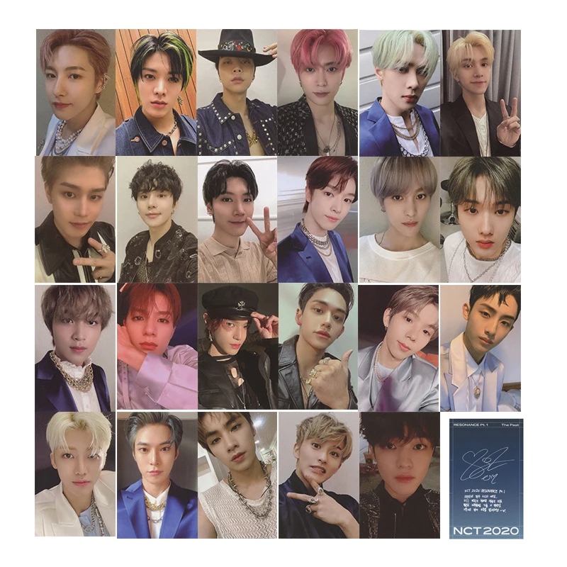 22 шт./компл. Kpop NCT Photocards 2020 новый альбом резонанс Pt. 1 Фотокарта HD Печатные Фото
