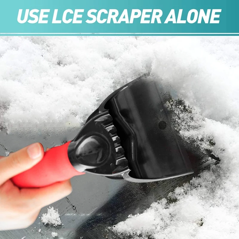 

Ice Scraper Mitt, Windshield Snow Scraper Mitt with Waterproof Glove Lined of Thick Fleece for Car SUV Truck