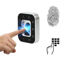 Mini Fingerprint Drawer Lock Anti Theft Security Cabinet Lock Office Sauna Wardrobe Locks Password Code Small Electric Lock