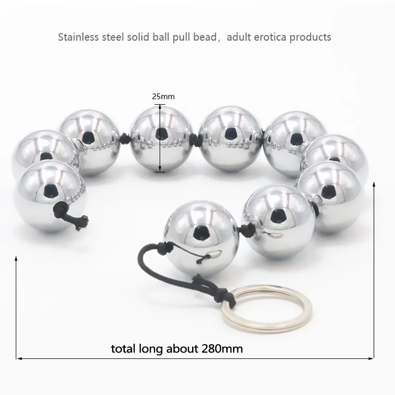 Анальные шарики из нержавеющей стали вагинальные металлическая Анальная пробка