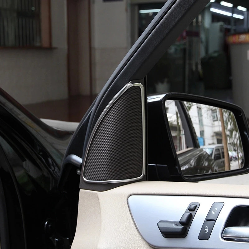 

For Mercedes Benz ML GL GLS GLE W166 Coupe C29 Car Styling Interior Door Audio Speaker Cover Sticker Trim Accessories