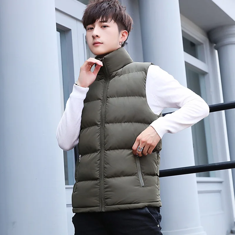 Мужской жилет приталенный верхняя одежда с хлопковой подкладкой мужской для