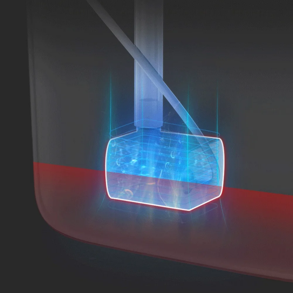 Трёхдюймовый диспенсер для воды домашних животных светодиодный фильтр из