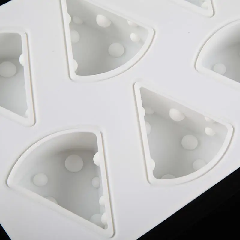

1pcs Cheese Shape Silicone 3D Cake Molds Silicone Molds for Baking Dessert Mousse 8 Forms New Cake Decorating Moulds