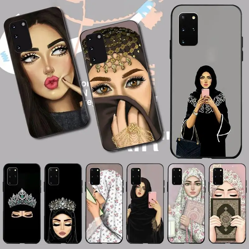 Мусульманский Исламский арабский хиджаб лицо девушки глаза Коран чехол для